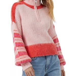 FRENCH CONNECTION Nika Half Zip Sweater Small